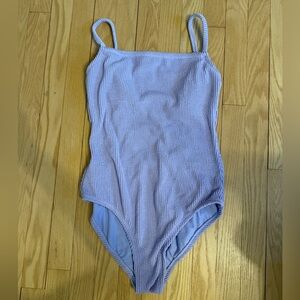 Target Kona Sol Textured Lilac One-Piece Swimsuit